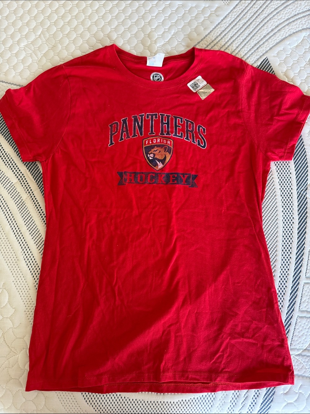 NHL Florida Panthers Red Short Sleeve Tee